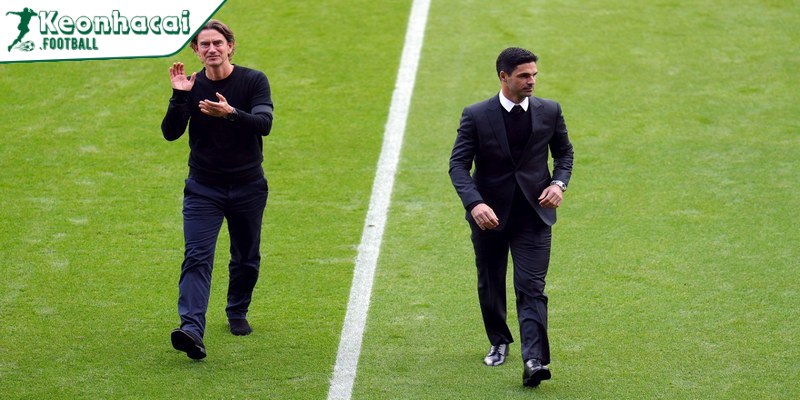 Mikel Arteta dành lời khen cho Thomas Frank – “Bộ não” phía sau thành công của Brentford 1 Tình đồng nghiệp đáng quý giữa Arteta và Frank