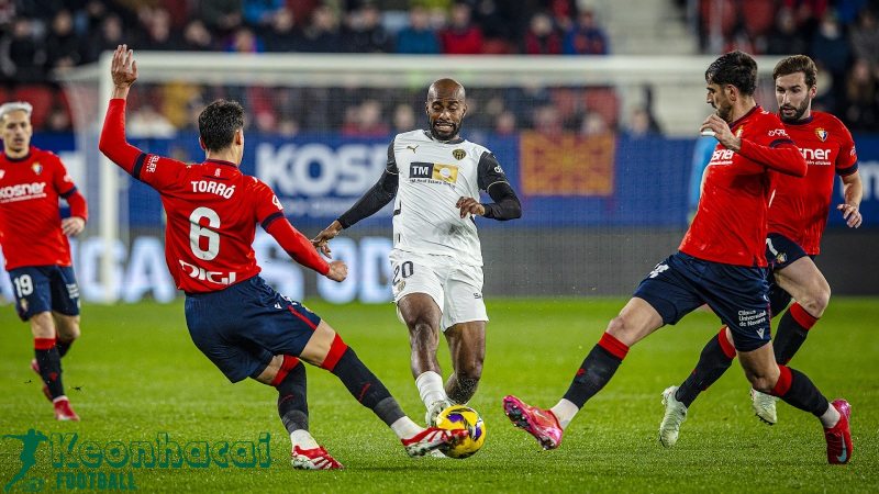 Soi kèo Osasuna vs Valencia - 22h00 ngày 24/8 - La Liga 2 Soi kèo Osasuna vs Valencia - 22h00 ngày 24/8