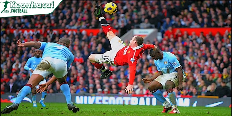 Những bàn thắng đẹp nhất mọi thời đại cực kỳ ấn tượng 3 Wayne Rooney trong trận Man United vs Man City gây ấn tượng cao